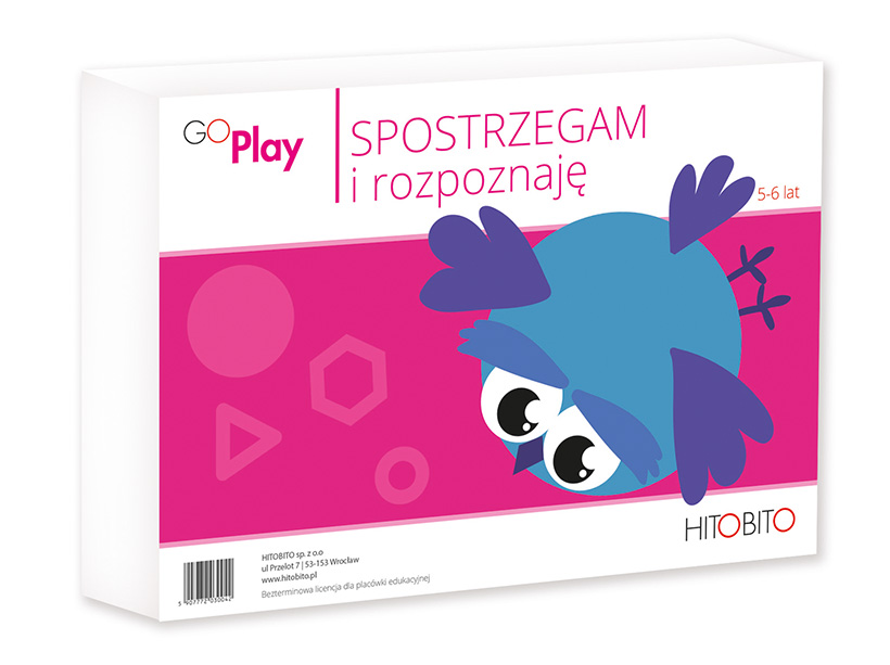 GoPlay - Spostrzegam i rozpoznaję - program multimedialny (wiek 5-6 lat) - widok produktu
