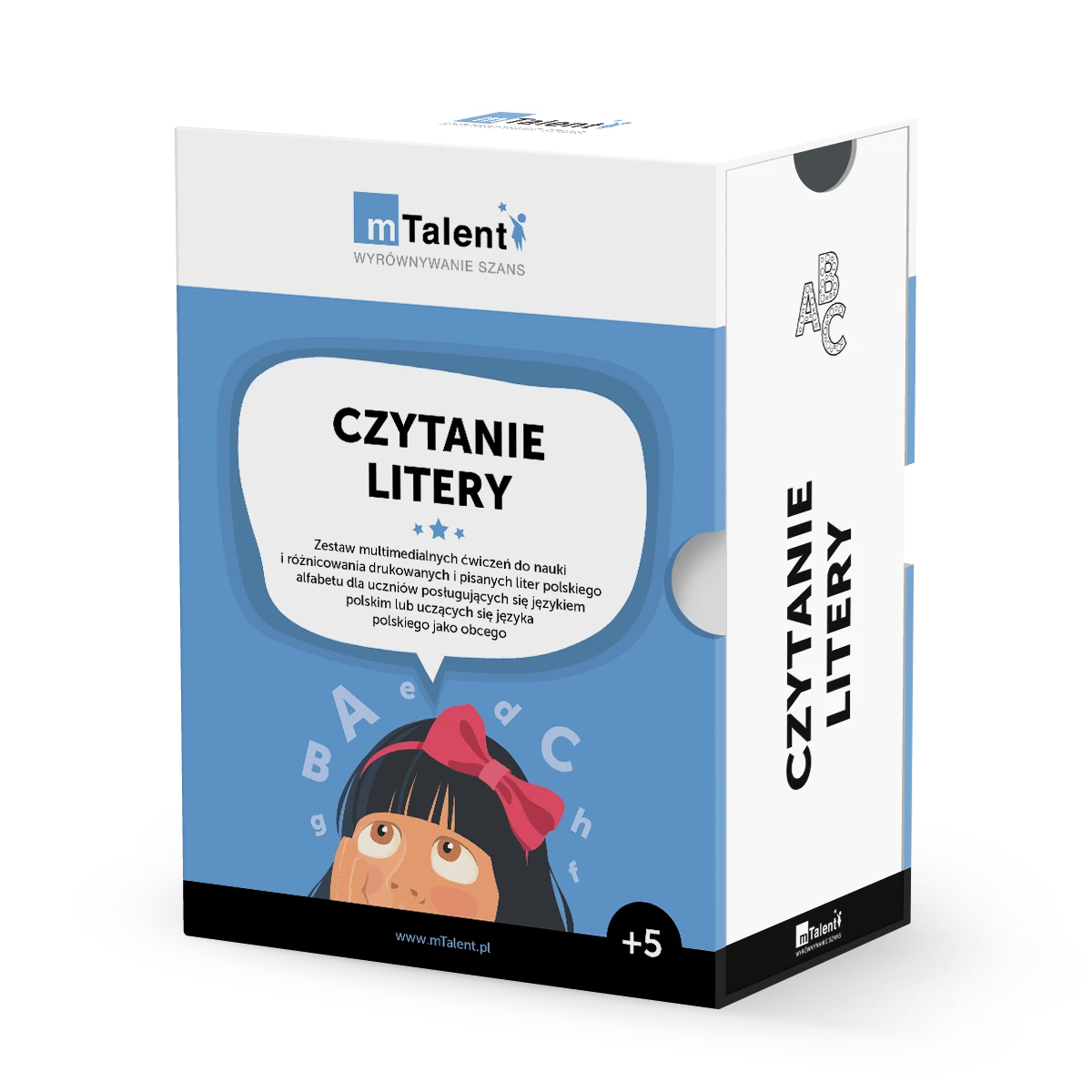 mTalent - Czytanie. Litery - program multimedialny (wiek 5+) - widok produktu