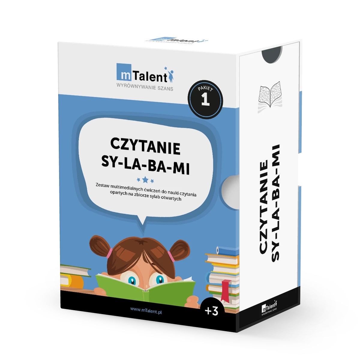 mTalent - Czytanie SY-LA-BA-MI I - program multimedialny (wiek 3+) - widok produktu