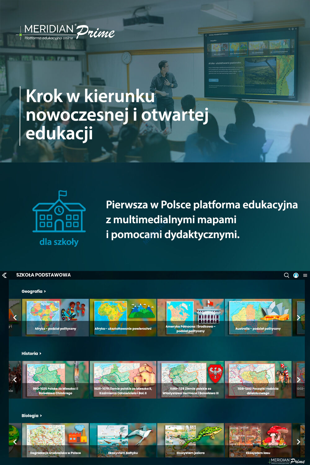 Platforma Meridian Prime SZKOŁA PRO - widok produktu