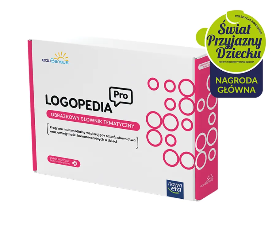 EduSensus LOGOPEDIA PRO Obrazkowy Słownik Tematyczny - pudełko programu