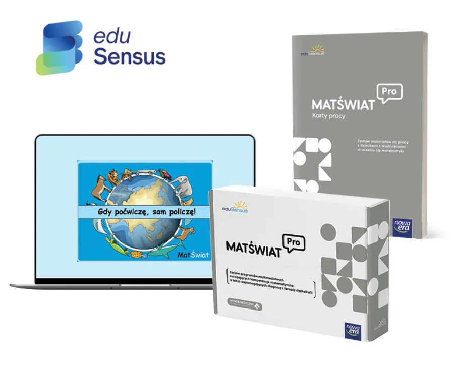 Drukowana publikacja MATŚWIAT Karty pracy w zestawie eduSensus