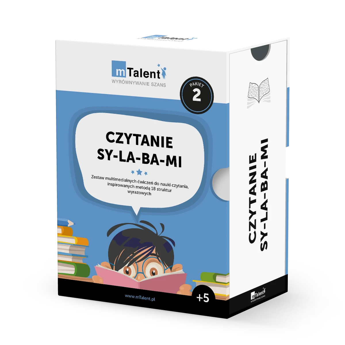 mTalent - Czytanie SY-LA-BA-MI II - program multimedialny (wiek 5+) - widok produktu
