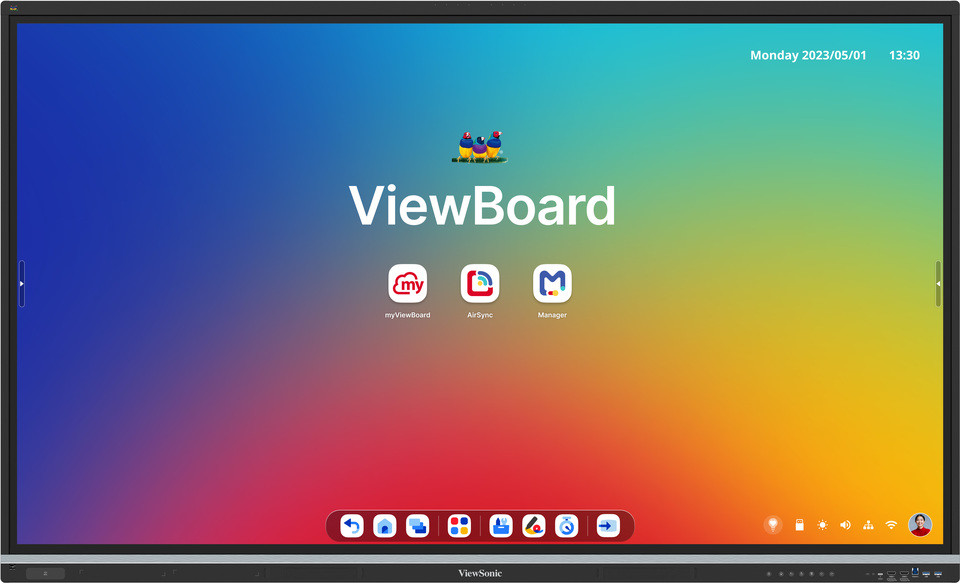 Monitor Interaktywny ViewBoard IFP7551-3C 75" 4K z certyfikatem Google EDLA - widok produktu